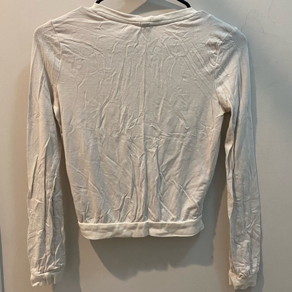 H&M White Women's Button Cardigan Sweater - Picture 4 of 6